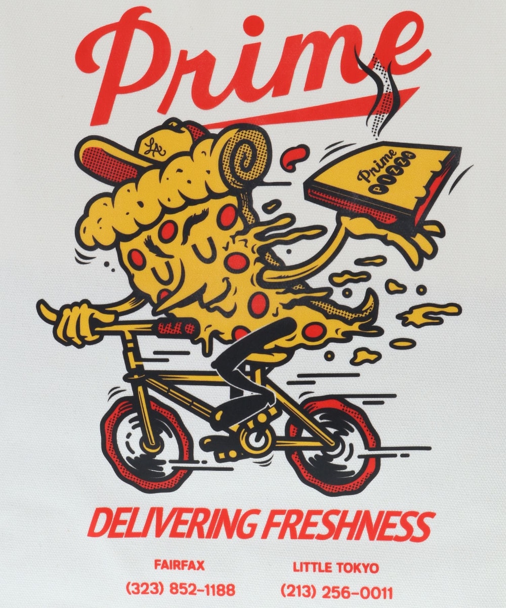【Prime Pizza】　トートバッグ 詳細画像 オフ 4