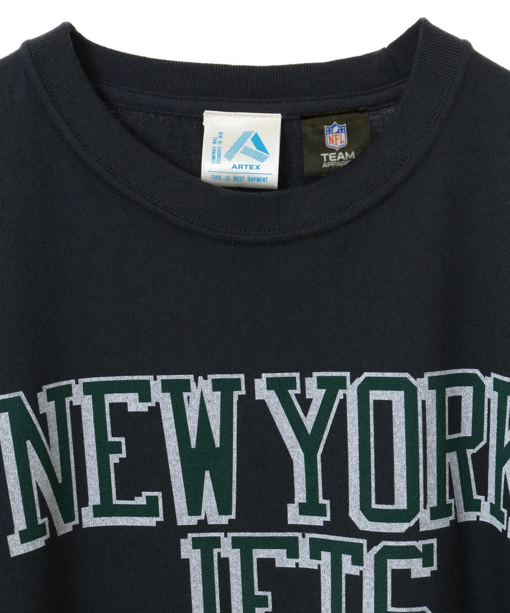 ARTEX × NFL NEWYORKJETS Tシャツ 詳細画像 BLACK 3