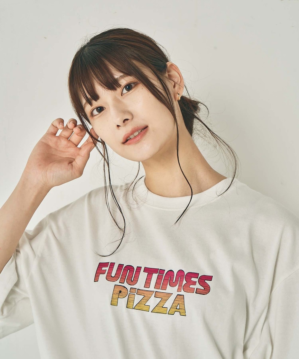 Prime Pizza ×URBAMENT】FUN TIMES PIZZAグラフィックワイドT 