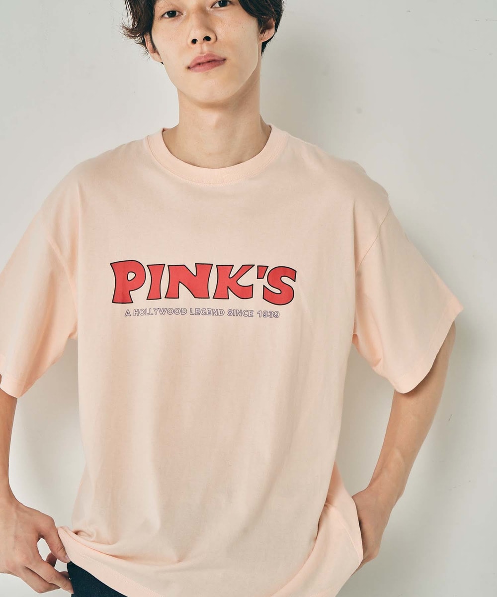 【PINK'S HOTDOG×URBAMENT】ワイドTシャツ 詳細画像
