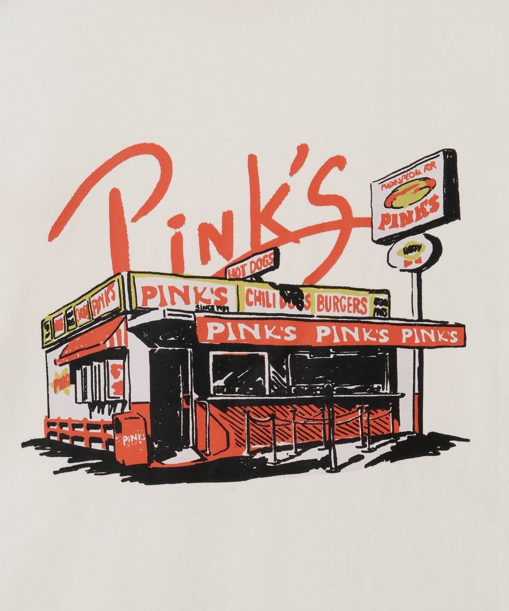 【 PINK'S HOTDOG×URBAMENT】ワイドTシャツ 詳細画像 オフ 10