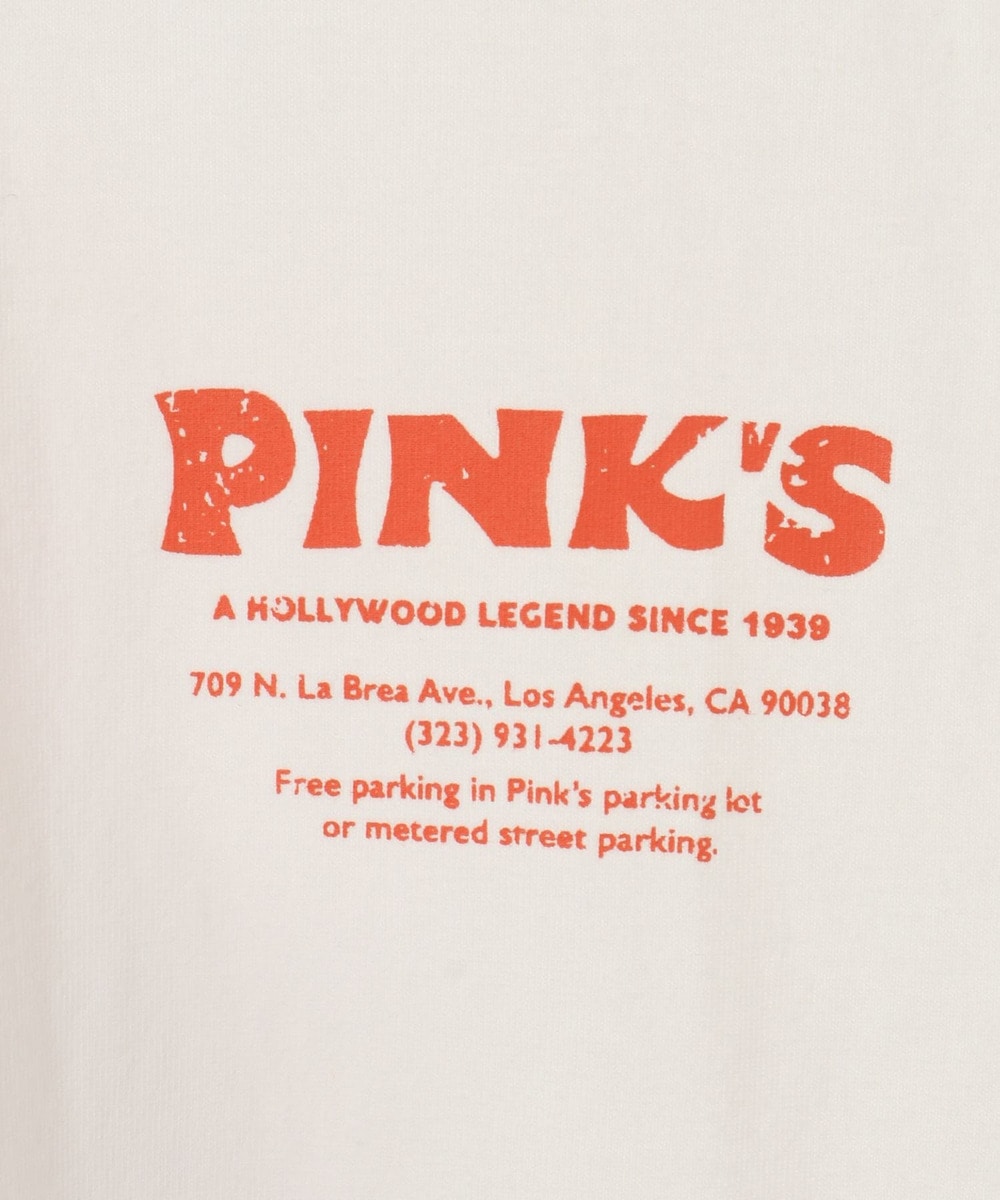 【 PINK'S HOTDOG×URBAMENT】ワイドTシャツ 詳細画像 オフ 9