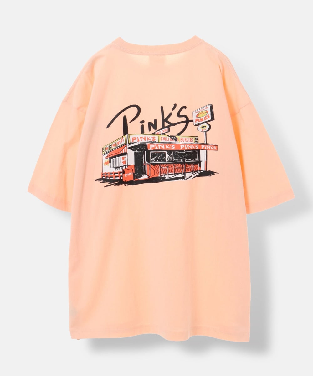 【 PINK'S HOTDOG×URBAMENT】ワイドTシャツ 詳細画像 S.PINK 4